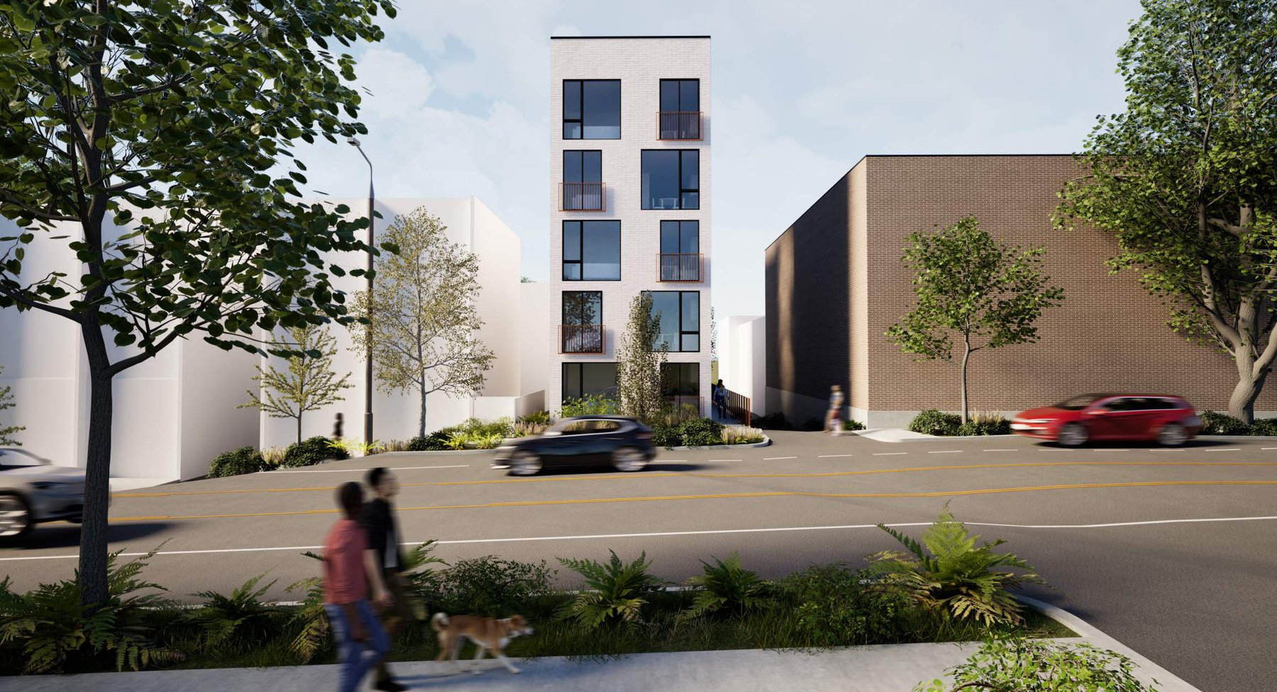 Ascend Condominiums street rendering